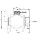 Krüger AG 3/4 "IG 3/4" Rotary Union
